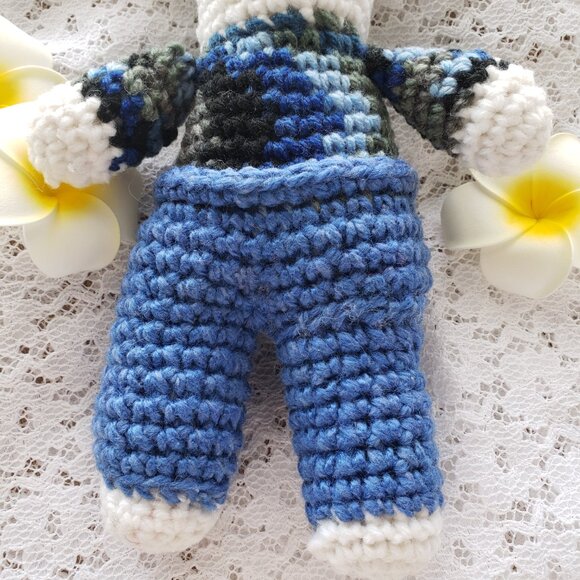 New Handmade Amigurumi Crochet White Koala Bear Stuffed Animal Toy Cute - Picture 5 of 5